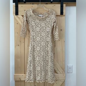 White House Black Market Lace Dress Size Small